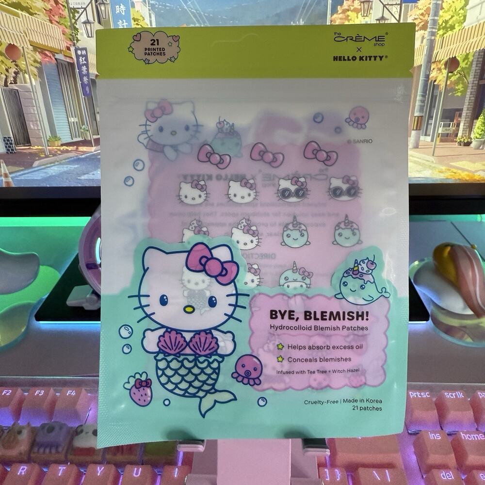 The Creme Shop Sanrio Hello Kitty Hydrocolloid Acne Blemish Pimple Patches 21 - Picture 2 of 16